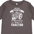 thumbnail image 4 of Inktastic Tractor Woman Girls Long Sleeve Toddler T-Shirt, 4 of 5
