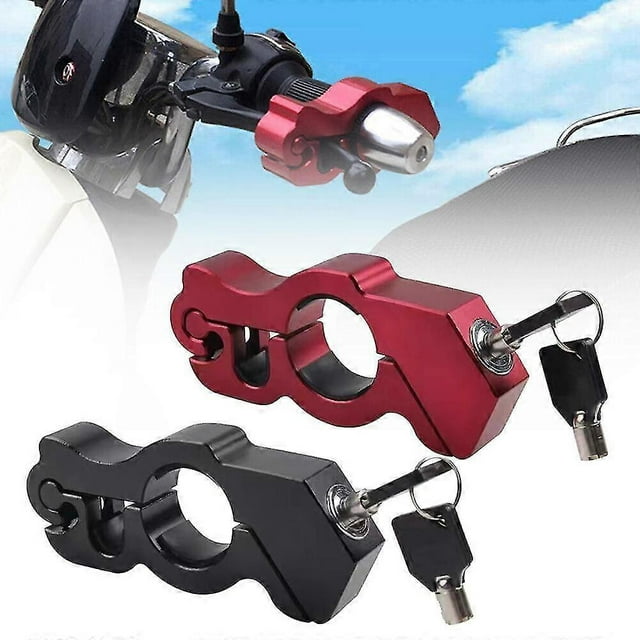 Motorbike Handlebar Throttle Grip Lock Motorcycle Security Brake Bike Scooter