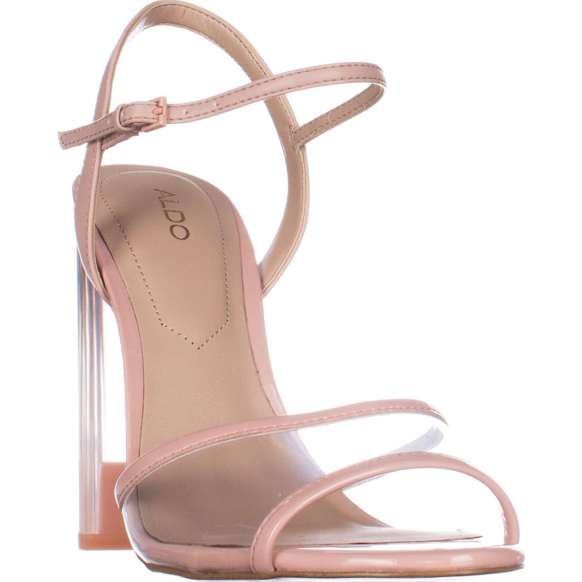 Womens Camylla Ankle Strap Block Heel Dress Sandals - Light Pink - Walmart.com
