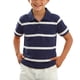 thumbnail image 1 of Odeerbi Camisas de Golf de Chicos Botón de Solapa A Rayas Camisas de Tenis de Manga Corta Uniforme Escolar, 1 of 5