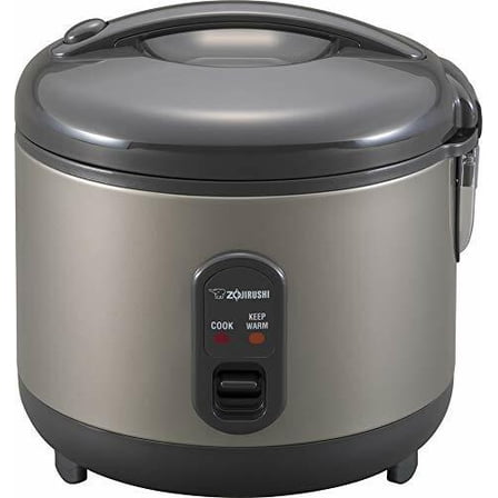 Zojirushi NS-RPC18HM Rice Cooker and Warmer, 1.8-Liter, Metallic Gray 10 CUP