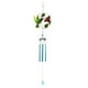 thumbnail image 1 of Campanilla de viento de hierro forjado Artesanías pintadas de vidrio Colgante de tubo de carillón de viento Wmkox8yii  fhajkh893, 1 of 1