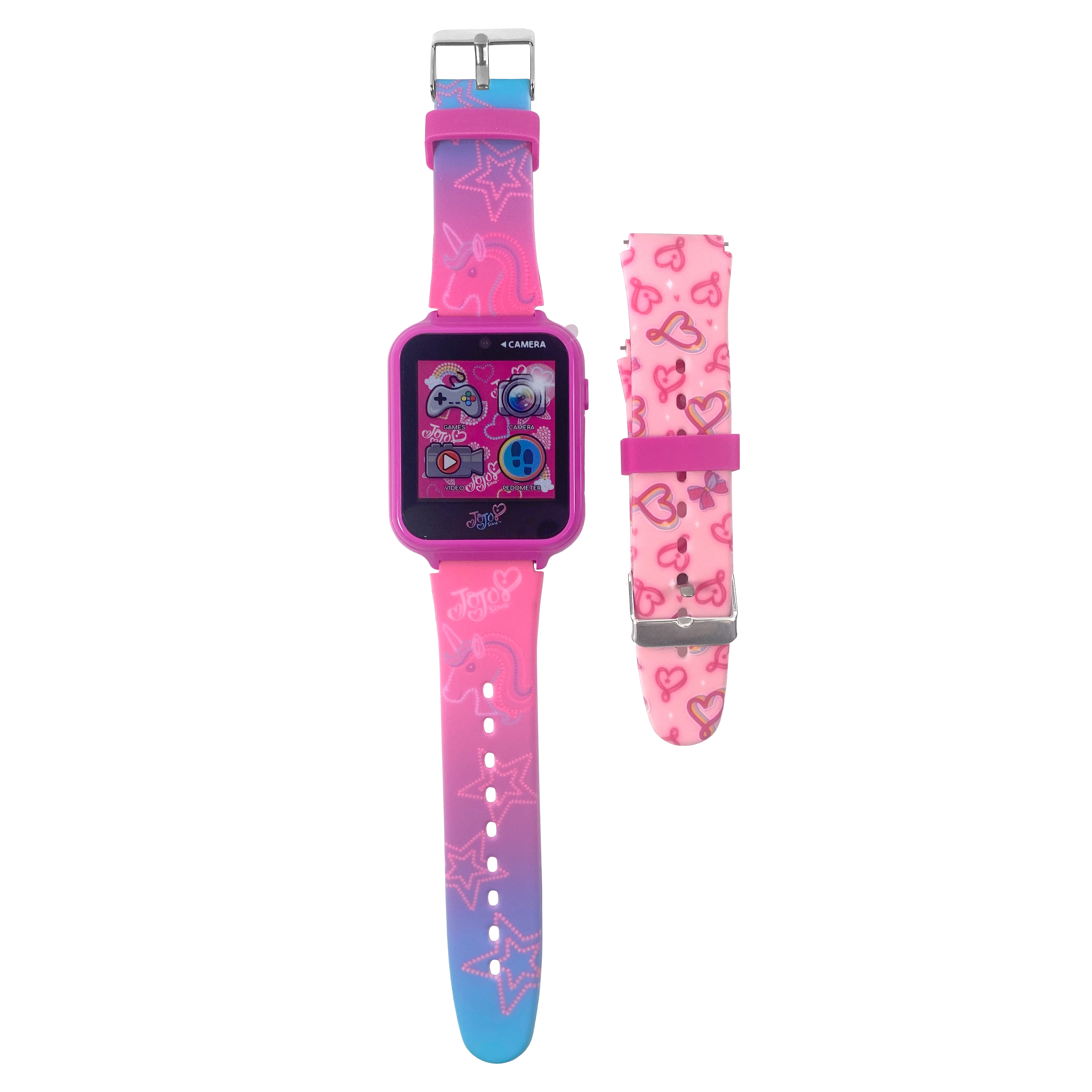 Jojo Siwa iTime Kids Interactive Smart Watch with Interchangeable Strap Set