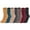 5 Pairs Assorted Color, variant on Lovely Annie Big Girls Women's Wool Crew Socks with Unique Designs L1878 Size 5-11