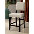 thumbnail image 4 of Furniture of America Sinuata Wood 5-Piece Counter Dining Set in Antique Black, 4 of 11