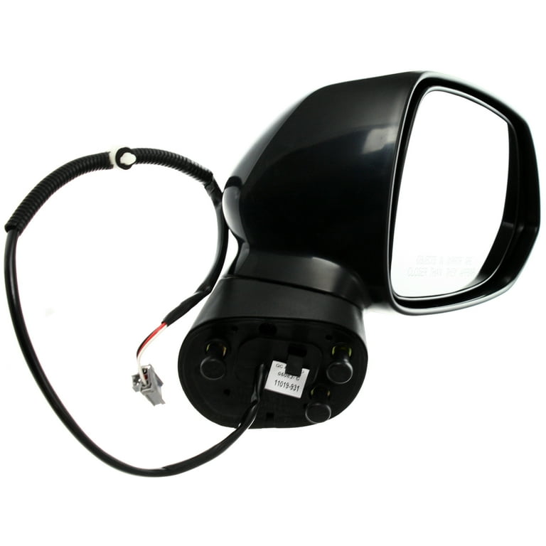 Convex Passenger Side Replacement Mirror Glass For 2007-2008 HONDA FIT W/O Baking Plate - Foto 9