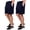 Blue Cove, variant on Fruit of the Loom Men's EverSoft Cotton Shorts with Pockets, 8.5-9.5" Inseam, 2 Pack