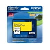 Brother TZE661 36 mm (1.40") Black on Yellow tape for P-Touch, 8 m (26.20 ft.)