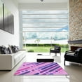 thumbnail image 6 of Ahgly Company Indoor Rectangle Patterned Violet Purple Area Rugs, 8' x 12', 6 of 6