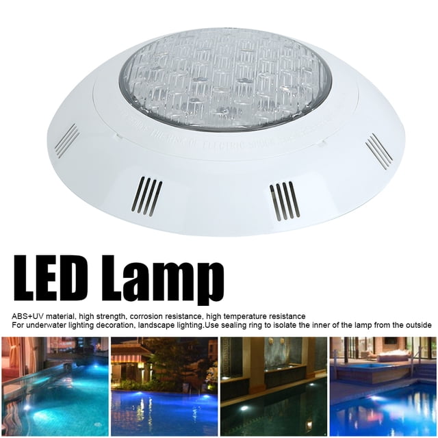 LED Light, Energy Saving Pool Light, Waterproof Brightness Landscape for Swimming Pool Pond Fountain