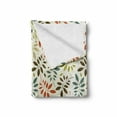 thumbnail image 2 of Grunge Soft Flannel Fleece Blanket, Vintage Pattern of Colorful Falling Autumn Leaves Nature Change in Fall Season Theme, Cozy Plush for Indoor and Outdoor Use, 70" x 90", Multicolor, by Ambesonne, 2 of 6