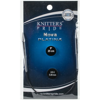 Nova Platina Single Point Knitting Needles 10 Size 10.5 by Knitter S Pride by Access