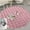 Pink, variant on Sunocda Area Rug, Round Washable Rug Contemporary Entry Rug Comfortable Floor Mat Doormat, Rugs for Living Room Bedroom Porch Hallway Dorm Home Decoration