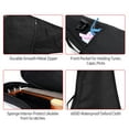 thumbnail image 3 of 21-Inch Ukulele Protective Case - 600D Oxford Cloth Waterproof Backpack with Sponge Padding, Dustproof Single-Layer Design, Black, Ideal for Outdoor Use (Fits 21" Ukuleles), 3 of 7