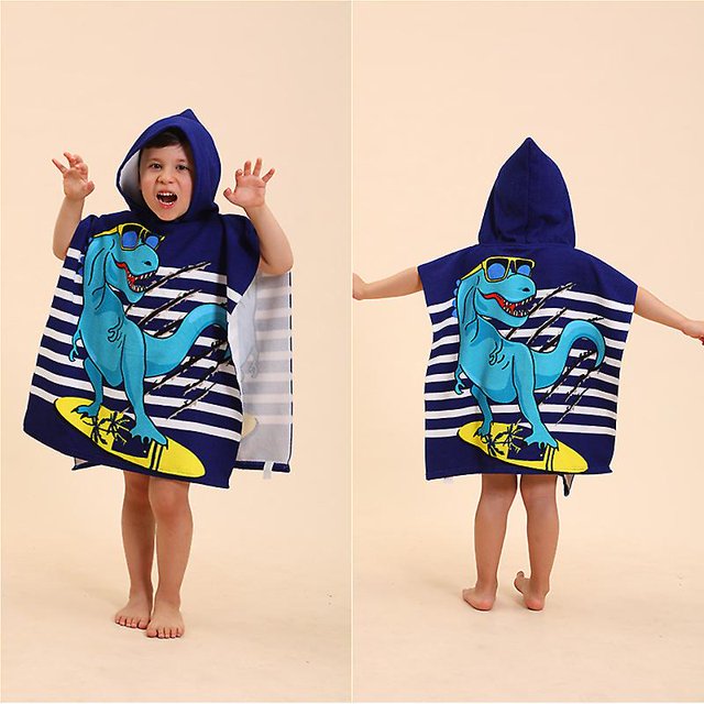 (sirena) Toalla de baño para niños, Toalla de playa para niños Patrones lindos Poncho de baño para niños Capa para niñas, niños y salidas de baño para niños
