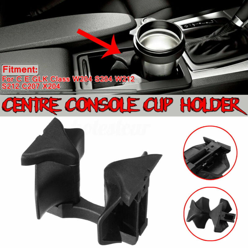 CUP HOLDER DIVIDER CENTER CONSOLE INSERT FOR MERCEDES C CLASS W204 C207 W212