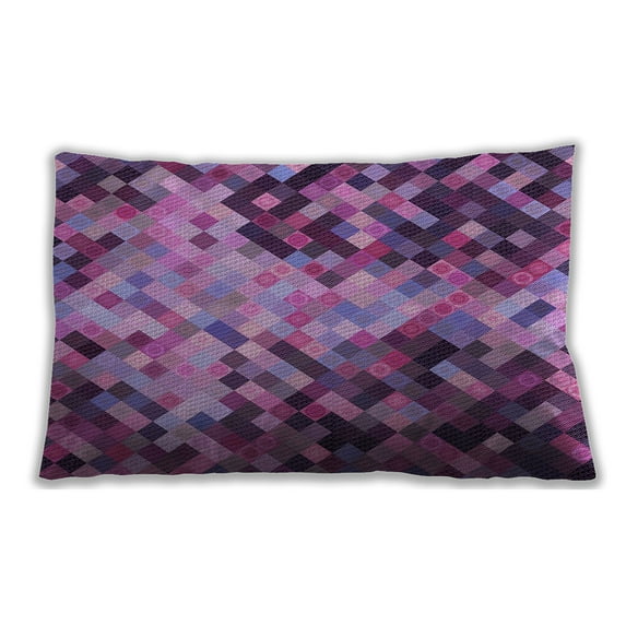 Ahgly Company Outdoor Rectangular Contemporary Lumbar Throw Pillow, 13 inch by 19 inch