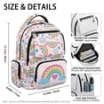 thumbnail image 7 of Jeiento Girls School Backpack for Kids 8-12, Large Capacity Water-Resistant Polyester Cute Rainbow Print Bookbag for Back to School, Casual Day Use & Weekend Travel, 7 of 7