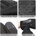 thumbnail image 4 of Gants d'Hiver pour Hommes Femmes Écran Tactile Gants Imperméables Gants en Polaire Chaude pour Conduite Cyclisme Randonnée, 4 of 6