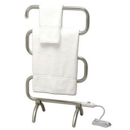 Warmrails Towel Warmer Drying Rack - Warmrails Classic 38 in. Towel Warmer in Satin Nickel