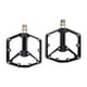 thumbnail image 3 of Pedales de bicicleta de montaña, repuesto antideslizante, 3 rodamientos, 9/16 "de ancho, pedales planos de aleación de aluminio para bicicleta de Negro Macarena Pedal de bicicleta ligero, 3 of 8