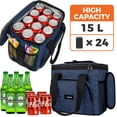 thumbnail image 2 of Bolsa térmica blanda Cooler OPUX, a prueba de fugas, 15 L, azul marino, 2 of 9