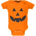 thumbnail image 1 of Halloween Jack-O-Lantern Visage Bébé une Pièce, 1 of 1