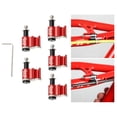 thumbnail image 3 of 5 pcs Bike Hydraulic Disc Brakes Hosing Conversion Adapter Clip Red, 3 of 10