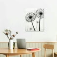 thumbnail image 2 of ARISTURING Dandelion Wall Decor,Black and White Flower Canvas Wall Art, Living Room Bedroom Nursery Decoration,Nordic Dream Dandelion Prints,16x20 inch Floral Picture Poster Set, 2 of 4