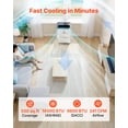 thumbnail image 4 of VEVOR Portable Air Conditioner, 14000 BTU ASHRAE (9800 BTU SACC) 4-in-1 Standing Cooling Ac Unit, LED Touch Panel & Remote Control, 24h Timer, Cooling, Dehumidifier, Fan, Sleep Mode for Room Indoor, 4 of 9