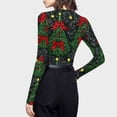 thumbnail image 6 of Goodtrade8 Womens Shirts Festival Pullover Christmas Long Sleeve Winter Slim Fit Casual Graphic Tops for Women Crew Neck, 6 of 6