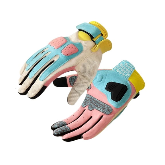 MOMOJIA Full Finger Motorcycle Gloves Touchscreens Cycling Gloves Breathable Gloves