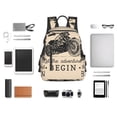 thumbnail image 4 of Fotbe Let The Adventure Begin Mochila Ligera para Hombres y Mujeres - Duradera y Resistente al Agua, Ideal para Escuela, Trabajo, Viajes y Uso Diario, 4 of 7