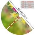 thumbnail image 2 of Spring Flowers Summer Christmas Tree Skirts 36", Xmas Tree Cloth Mats Trees Skirts for Decor Gift, Home Decoration, 2 of 6