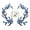 Blue, variant on 2pcs Cherry Blossom Iron On Patches, Artrylin Embroidered Flower Applique Patches for Jackets, Backpacks, Jeans, Dresses, Hats & DIY Clothing Repair and Decoration (Blue)