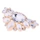 thumbnail image 5 of 1x Clips de cristal para zapatos con hebillas decorativas de diamantes de imitación para mujer champán, 5 of 9