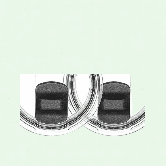 20 oz Magnetic Lid for Tumbler - BPA-Free Crystal Clear Plastic - Spill-Proof - Compatible with YETI, Rtic, and More - Pack of 2 Black