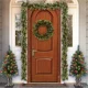 thumbnail image 3 of 2.7M Christmas Artificial Green Garland Wreath Xmas Home Party DIY Christmas Decoration Pine Tree Rattan Hanging Decoration, 3 of 4