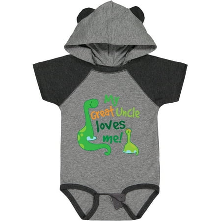 

Inktastic My Great Uncle Loves Me Nephew Gift Baby Boy Bodysuit