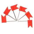 thumbnail image 3 of 100 Épingles de Carte en Forme de Drapeau, Épingles de Dessin en Liège pour Tableau d'Affichage, Épingles à Pousser Rouges, 100 X Épingles à Pousser en Forme de Drapeau, Rouge, 3 of 3