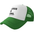 thumbnail image 2 of Revelation 14:17 Funny Trucker Caps Womens Snapback Trucker Caps Jesus is King Breathable Caps, 2 of 7