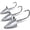 10g 2/0#Hook, variant on 10Pcs Lead Jig Head Striper Soft Lure Fishing Bait Hook for Saltwater Freshwater