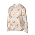 thumbnail image 3 of Goofa Funny Chicken Printed Women's UPF 50+ Sun Protection Hoodie Jacket Lightweight Long Sleeve Sun Shirt for Women with Pocket Hiking Outdoor-Small, 3 of 9