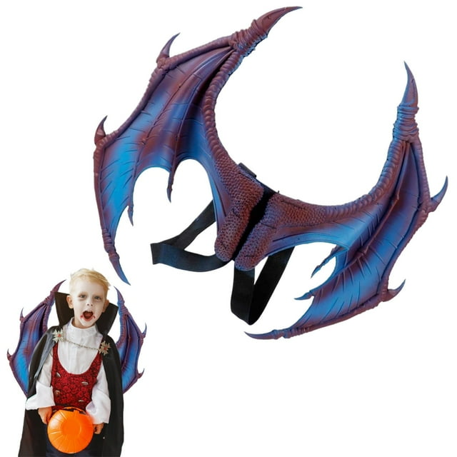 Ensemble de Cosplay Dragon d'Halloween Costume de Dragon Ensemble de Queue d'Aile pour Enfants avec Queue et Aile