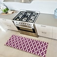 thumbnail image 4 of Ottomanson Non-Slip Hallway Runner Rug 20" x 59" Perfect for High Traffic Areas, Purple Trellis, 4 of 8
