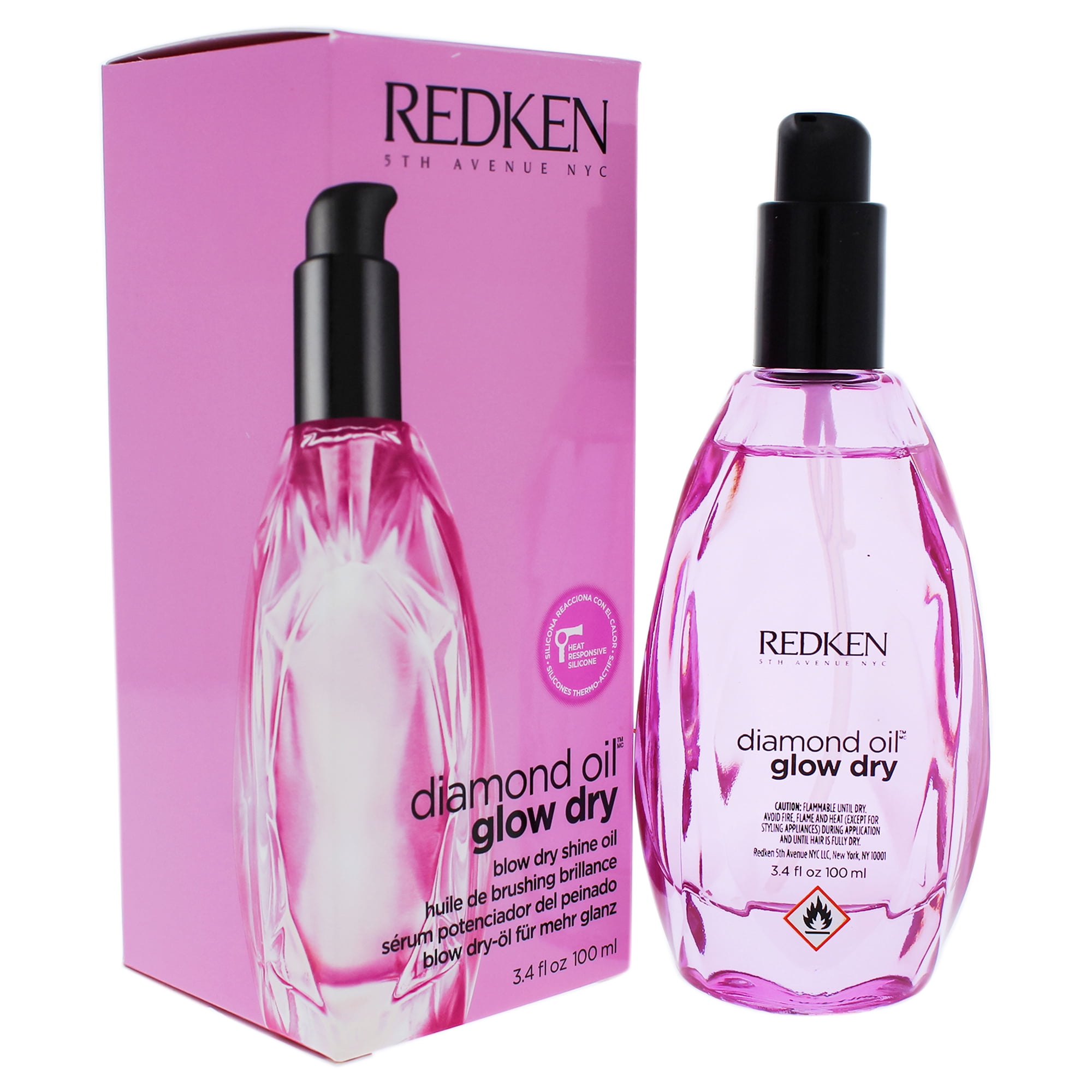 Diamond Oil Glow Dry Shine Oil 3.4 oz Serum