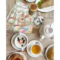 thumbnail image 4 of Easter Kitchen Dish Towels for Drying Dishes Set of 2, Spring Rabbit Eggs Flower Butterfly Green Plaid Waffle Weave Microfiber Hand Tea Bathroom Towels Quick Dry & Absorbent Towel 15.7x23.6, 4 of 7