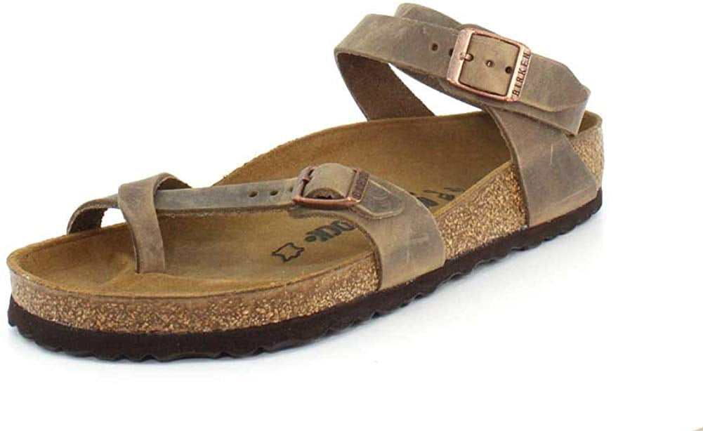 birkenstock yara tobacco oiled leather