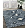 thumbnail image 2 of Ahgly Company Indoor Rectangle Contemporary Columbia Blue Abstract Area Rugs, 5' x 8', 2 of 6