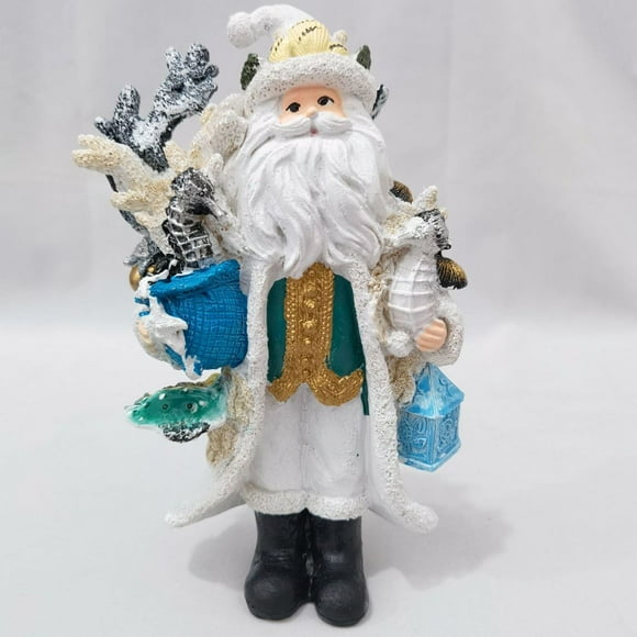 Christmas Dessert Tray Fruit Plate Santa Claus Treats Holder Resin Desktop Decor Holiday Party Candy Snack Rack